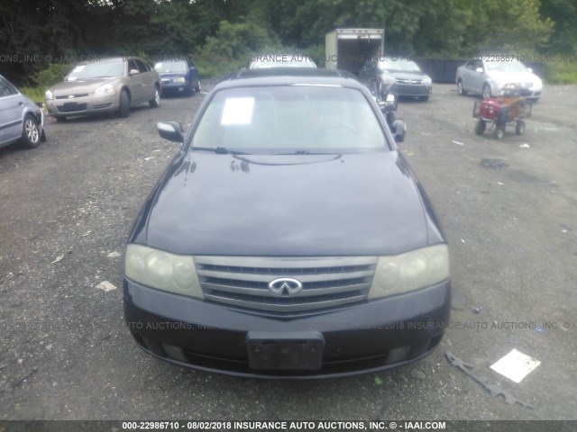 JNKAY41E43M002764 - 2003 INFINITI M45 BLACK photo 6