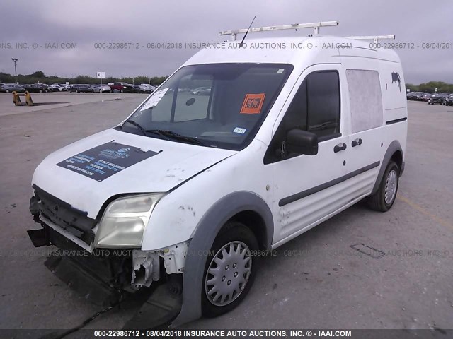 NM0LS7ANXAT015290 - 2010 FORD TRANSIT CONNECT XL WHITE photo 2