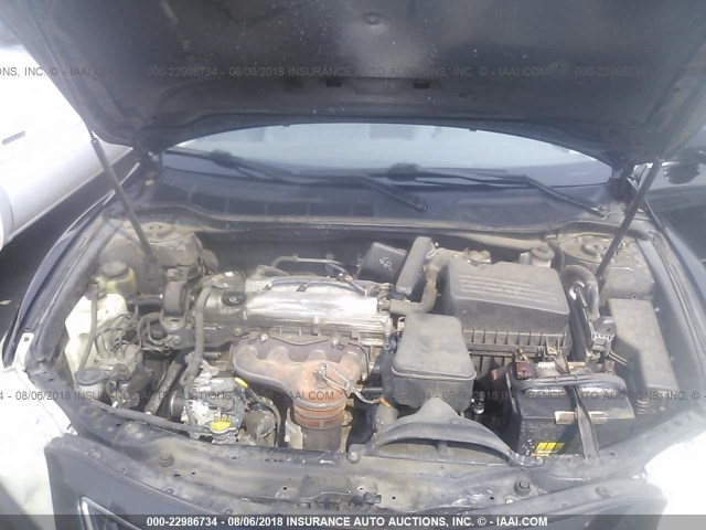 4T1BE46K47U181242 - 2007 TOYOTA CAMRY NEW GENERAT CE/LE/XLE/SE BLACK photo 10