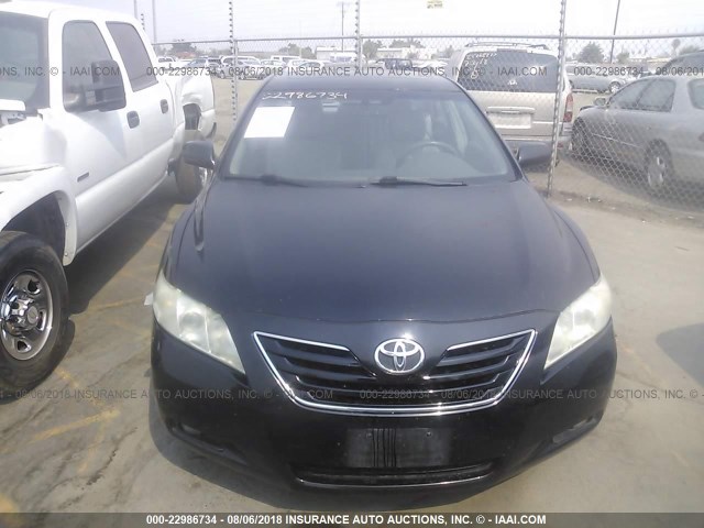 4T1BE46K47U181242 - 2007 TOYOTA CAMRY NEW GENERAT CE/LE/XLE/SE BLACK photo 6