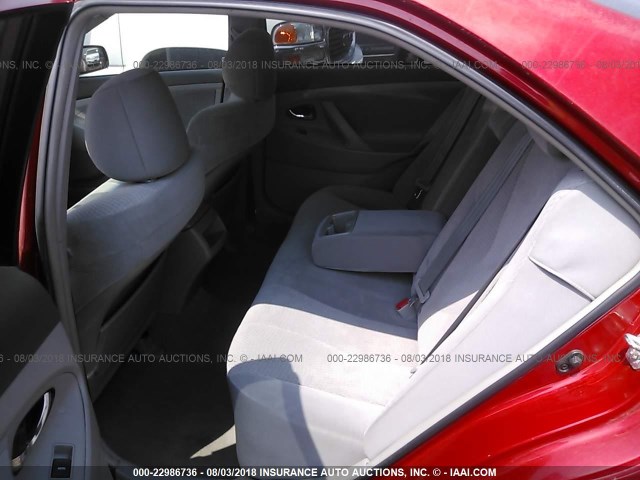 4T1BF3EK5BU702471 - 2011 TOYOTA CAMRY SE/LE/XLE წითელი ფოტო 8