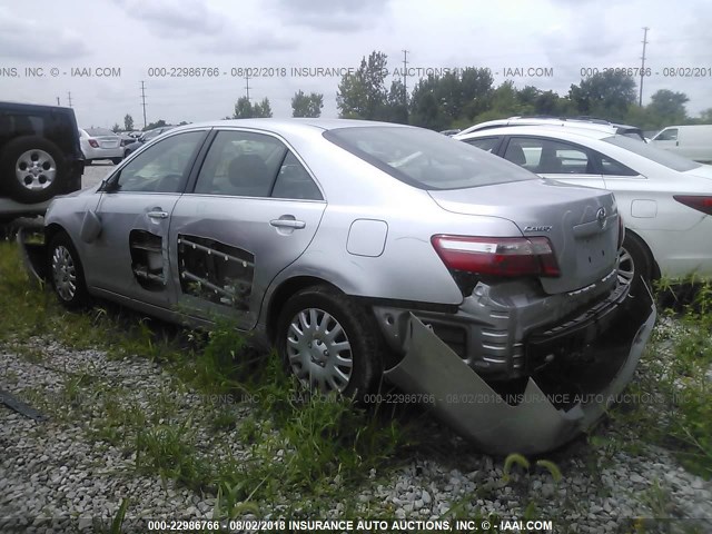 4T1BE46K97U038982 - 2007 TOYOTA CAMRY NEW GENERAT CE/LE/XLE/SE SILVER photo 3