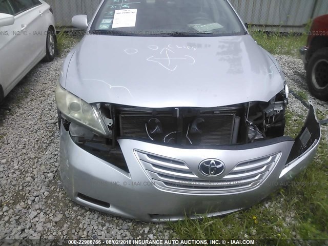 4T1BE46K97U038982 - 2007 TOYOTA CAMRY NEW GENERAT CE/LE/XLE/SE SILVER photo 6