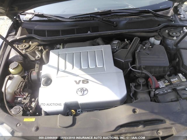 4T1BK46K57U514122 - 2007 TOYOTA CAMRY NEW GENERAT LE/XLE/SE GRAY photo 10