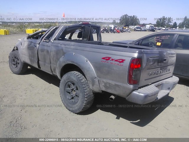 1N6ED26Y94C445518 - 2004 NISSAN FRONTIER KING CAB XE V6 GRAY photo 3