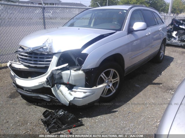 2A8GM68X67R338129 - 2007 CHRYSLER PACIFICA TOURING SILVER photo 2