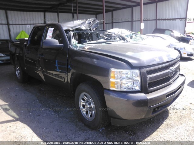 3GCPKREA7BG153648 - 2011 CHEVROLET SILVERADO K1500 LS GRAY photo 1