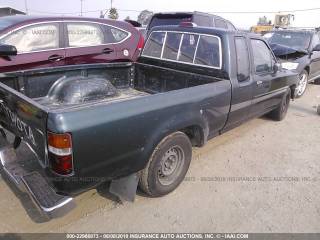 JT4VN93D3R5039482 - 1994 TOYOTA PICKUP 1/2 TON EX LNG WHLBASE/DX GREEN photo 4