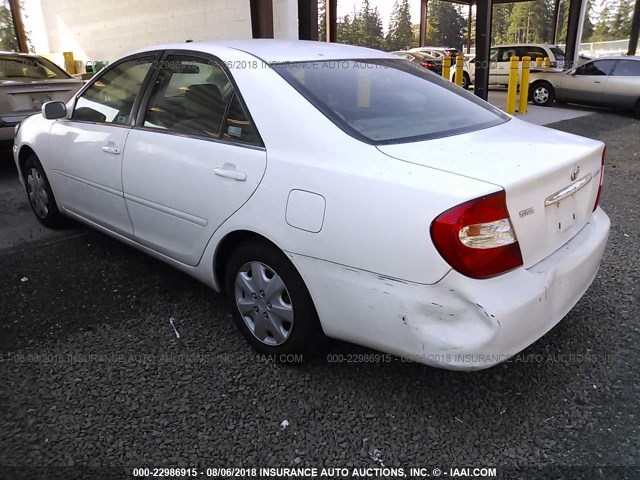 JTDBE32K940277875 - 2004 TOYOTA CAMRY LE/XLE 白色 照片 3