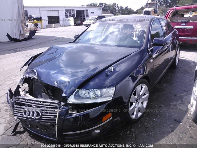 WAUDG74F45N061119 - 2005 AUDI A6 3.2 QUATTRO BLUE photo 2