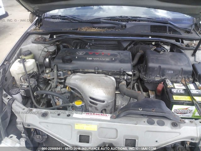 4T1CE38P65U956497 - 2005 TOYOTA CAMRY SOLARA SE/SLE Gümüş foto 10