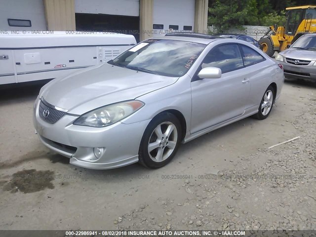 4T1CE38P65U956497 - 2005 TOYOTA CAMRY SOLARA SE/SLE Gümüş foto 2