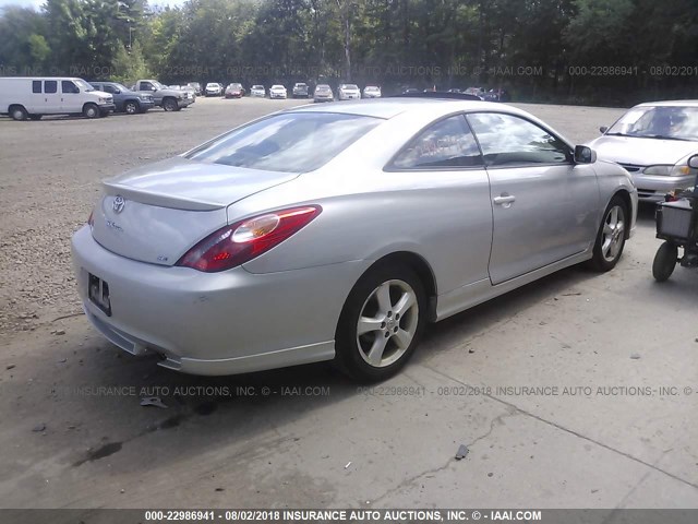 4T1CE38P65U956497 - 2005 TOYOTA CAMRY SOLARA SE/SLE Gümüş foto 4