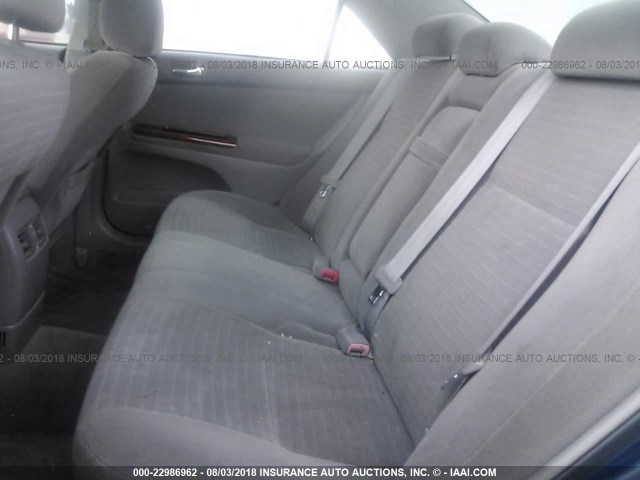 4T1BE30K55U400113 - 2005 TOYOTA CAMRY LE/XLE/SE Mavi foto 8