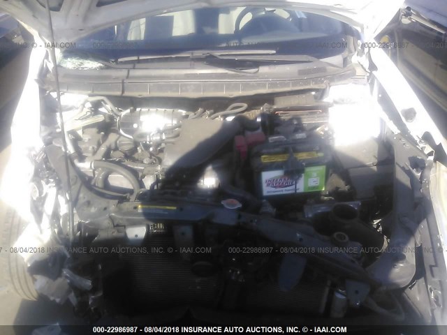 JN8AS5MT9DW537991 - 2013 NISSAN ROGUE S/SV WHITE photo 10