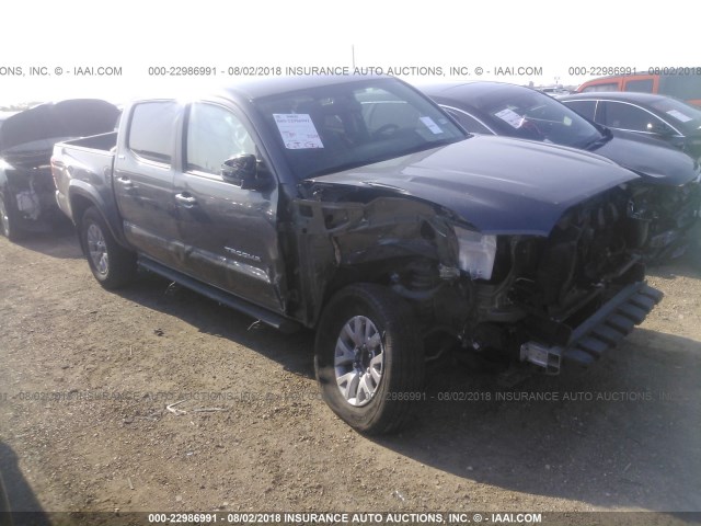 5TFAZ5CN8HX033815 - 2017 TOYOTA TACOMA DBL CAB/SR5/TRD SPORT/OR GRAY photo 1