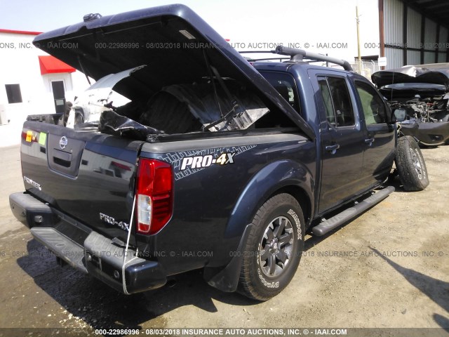 1N6AD0EV0FN717780 - 2015 NISSAN FRONTIER S/SV/SL/PRO-4X BLUE photo 4