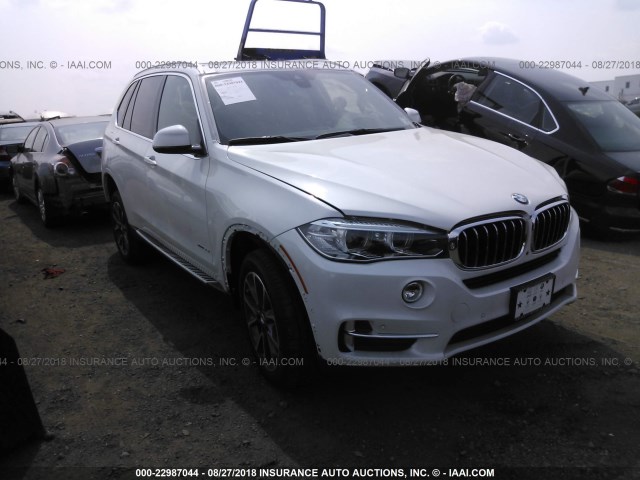 5UXKR0C53J0Y04041 - 2018 BMW X5 XDRIVE35I WHITE photo 1