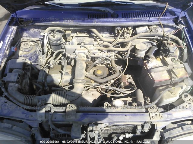 KNJLT05H0V6214765 - 1997 FORD ASPIRE BLUE photo 10