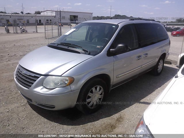 2A4GP54L37R208654 - 2007 CHRYSLER TOWN & COUNTRY TOURING SILVER photo 2