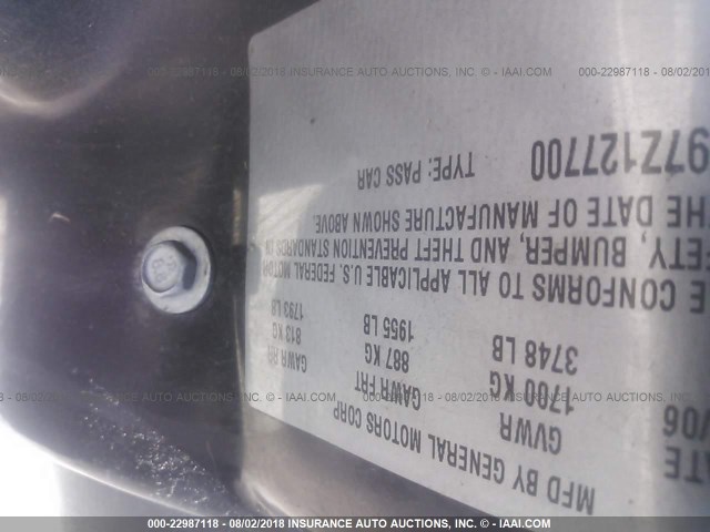 1G8AJ55F97Z127700 - 2007 SATURN ION LEVEL 2 Gümüş foto 9