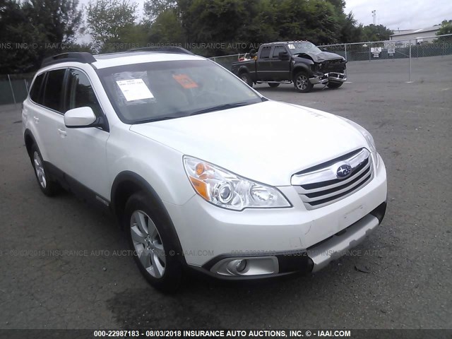 4S4BRBLC8C3283908 - 2012 SUBARU OUTBACK 2.5I LIMITED WHITE photo 1