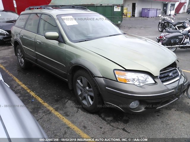 4S4BP62C677345173 - 2007 SUBARU LEGACY OUTBACK 2.5I LIMITED GREEN photo 1