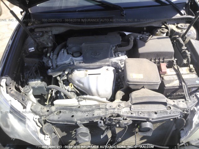 4T1BF1FK1CU144770 - 2012 TOYOTA CAMRY SE/LE/XLE 黑色 照片 10