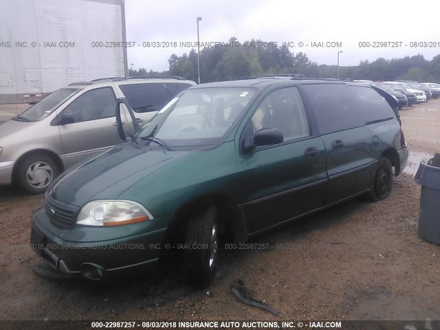 2FMZA51413BB07513 - 2003 FORD WINDSTAR LX GREEN photo 2