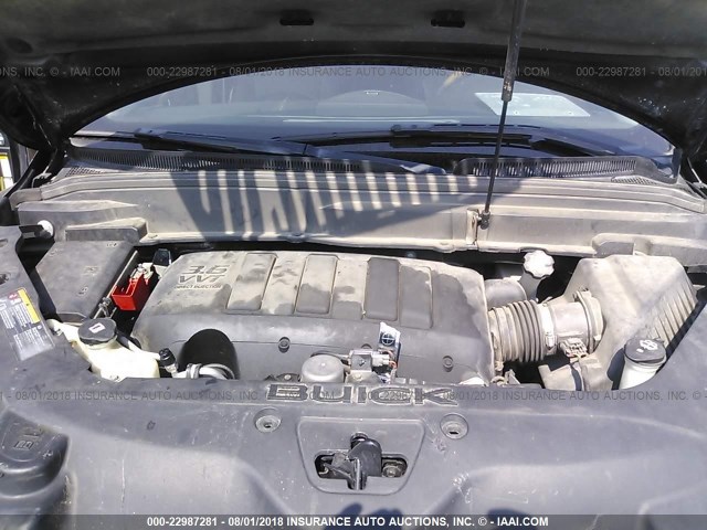 5GAKVCED5BJ274090 - 2011 BUICK ENCLAVE CXL 黑色 照片 10