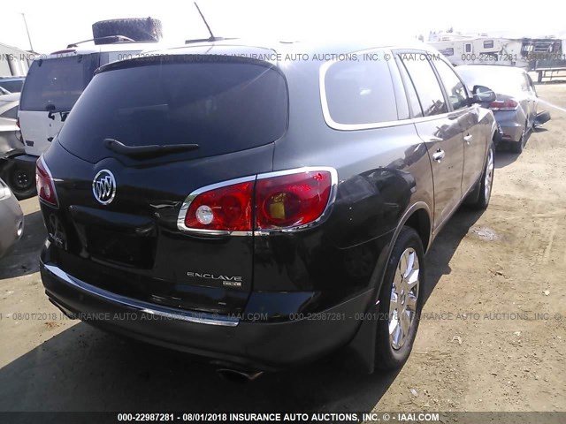 5GAKVCED5BJ274090 - 2011 BUICK ENCLAVE CXL 黑色 照片 4