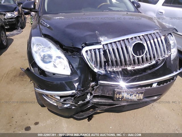 5GAKVCED5BJ274090 - 2011 BUICK ENCLAVE CXL 黑色 照片 6