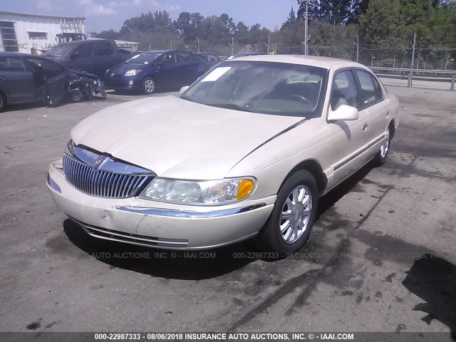 1LNHM97V4YY892727 - 2000 LINCOLN CONTINENTAL  TAN photo 2