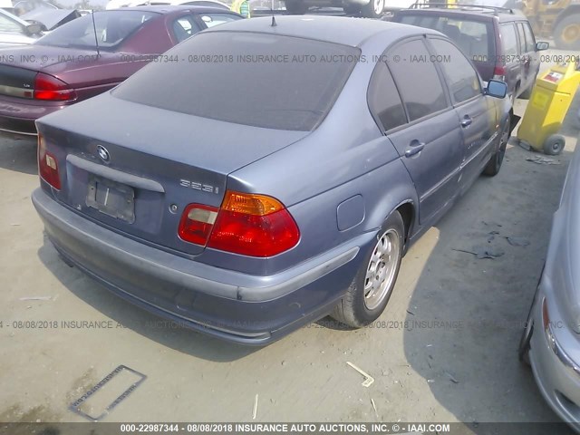 WBAAM3332XCA84573 - 1999 BMW 323 I AUTOMATIC BLUE photo 4