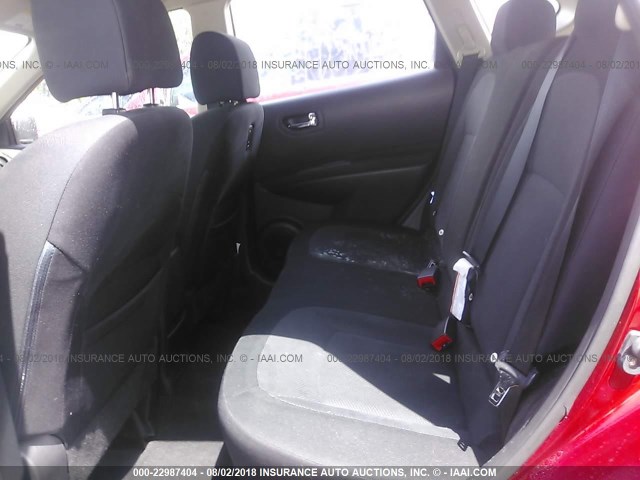 JN8AS5MTXCW294268 - 2012 NISSAN ROGUE S/SV RED photo 8