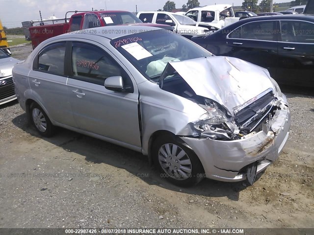 KL1TD5DE8BB129963 - 2011 CHEVROLET AVEO LS/LT 银色 照片 1