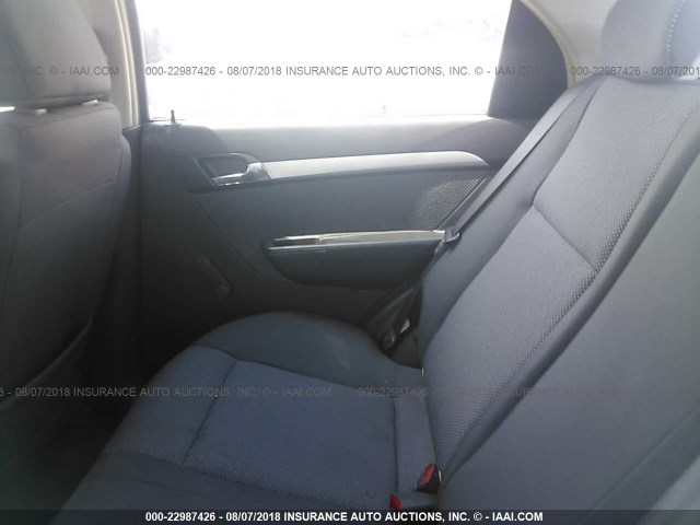 KL1TD5DE8BB129963 - 2011 CHEVROLET AVEO LS/LT 银色 照片 8