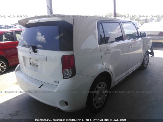 JTLZE4FE9CJ006949 - 2012 TOYOTA SCION XB 白色 照片 4