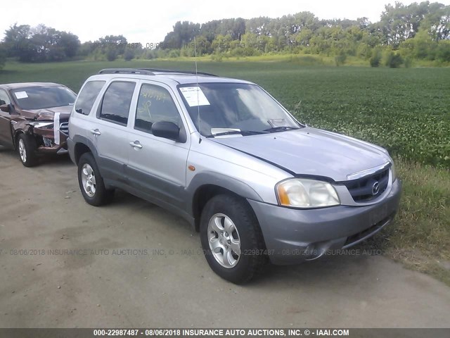 4F2CU08171KM05888 - 2001 MAZDA TRIBUTE SILVER photo 1