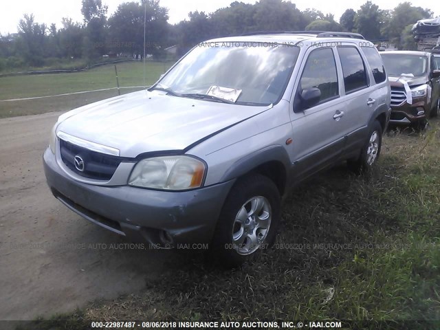 4F2CU08171KM05888 - 2001 MAZDA TRIBUTE SILVER photo 2