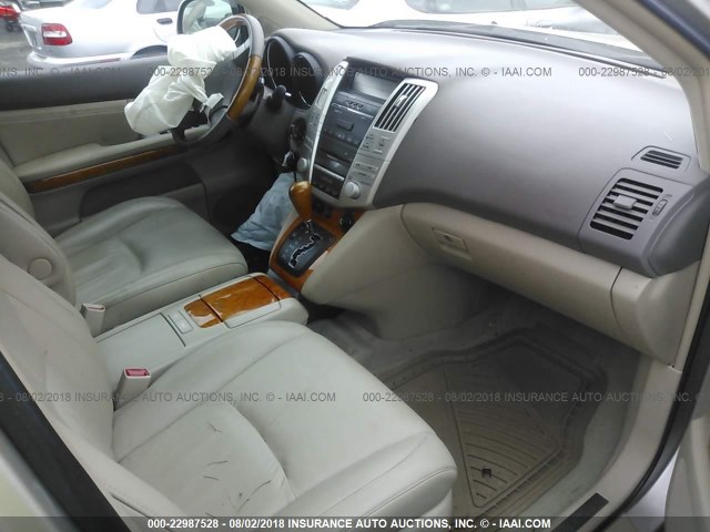 2T2HK31U17C024741 - 2007 LEXUS RX 350 GOLD photo 5