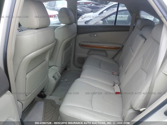 2T2HK31U17C024741 - 2007 LEXUS RX 350 GOLD photo 8