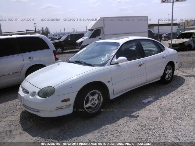 1FAFP54N1WA211497 - 1998 FORD TAURUS SHO WHITE photo 2