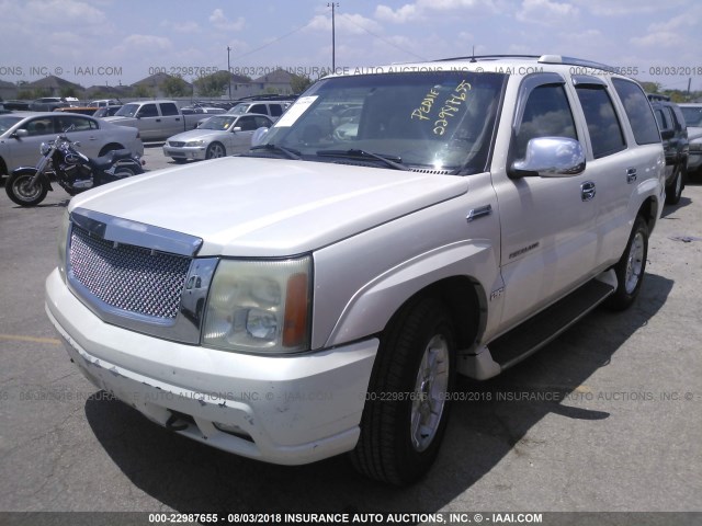 1GYEK63N72R184453 - 2002 CADILLAC ESCALADE LUXURY WHITE photo 2