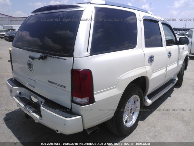 1GYEK63N72R184453 - 2002 CADILLAC ESCALADE LUXURY WHITE photo 4