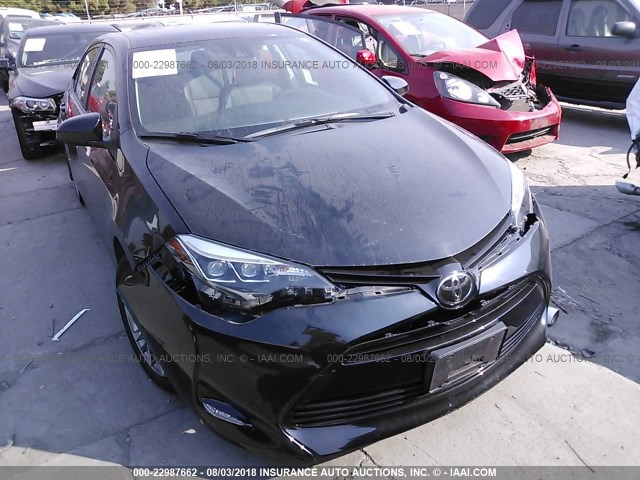 2T1BURHE4JC002620 - 2018 TOYOTA COROLLA L/LE/XLE/SE/XSE BLACK photo 1