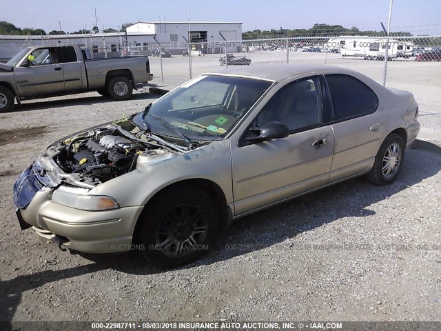 1C3EJ56H0WN131068 - 1998 CHRYSLER CIRRUS LXI GOLD photo 2