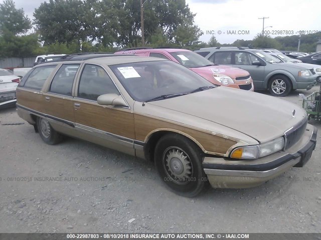 1G4BR82P5TR412756 - 1996 BUICK ROADMASTER LIMITED Champagne photo 1