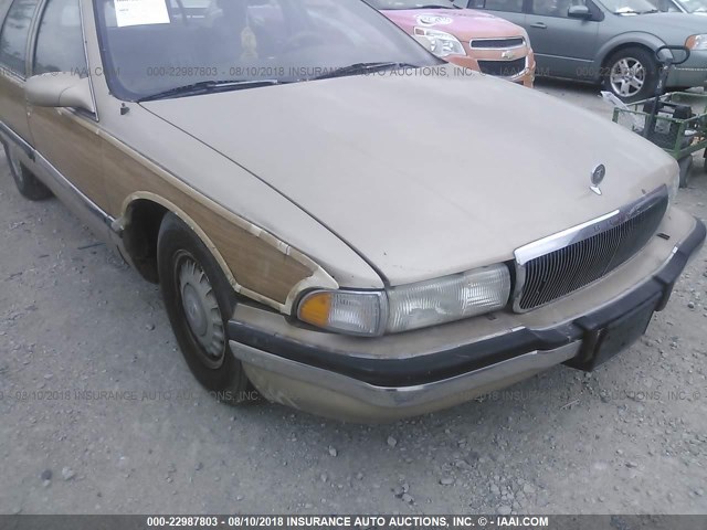 1G4BR82P5TR412756 - 1996 BUICK ROADMASTER LIMITED Champagne photo 6