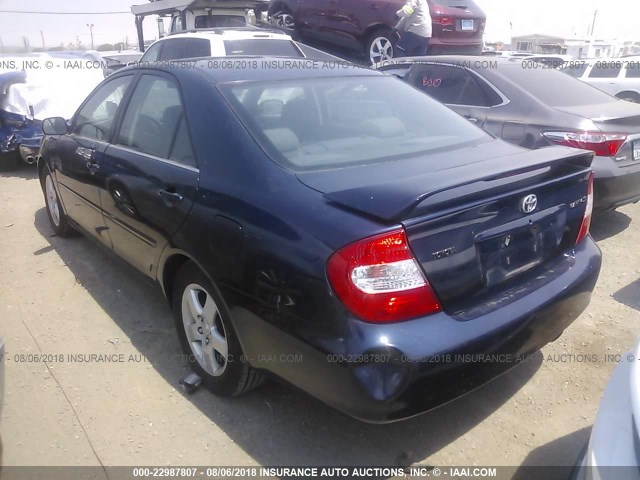 4T1BE32K44U305246 - 2004 TOYOTA CAMRY LE/XLE/SE Mavi foto 3